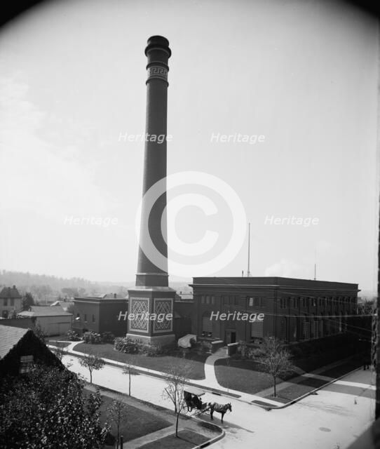 Power house, National Cash Register [Company], Dayton, Ohio, (1902?). Creator: William H. Jackson.