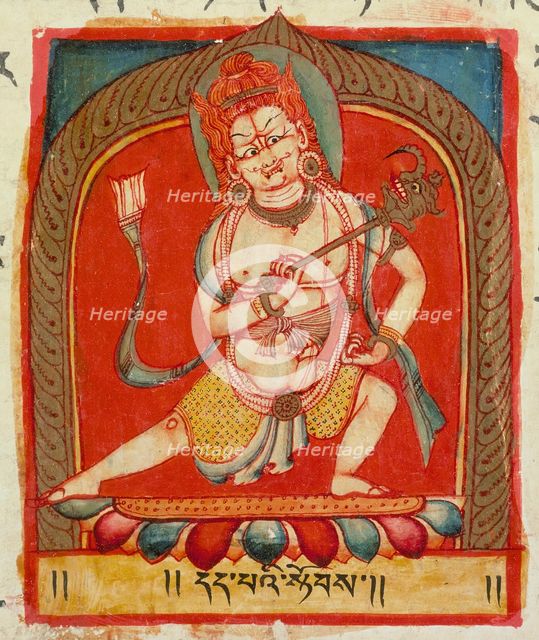 Power of Faith, Folio from a Shatasahasrika Prajnaparamita..., 11th century. Creator: Unknown.