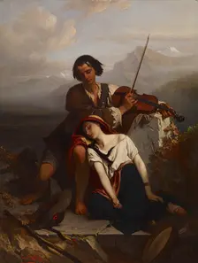 Power of Music, 1852 (?). Creator: Louis Gallait
