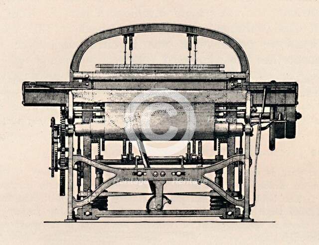 'Power Loom (Front View)', 1836, (1904). Artist: Unknown.