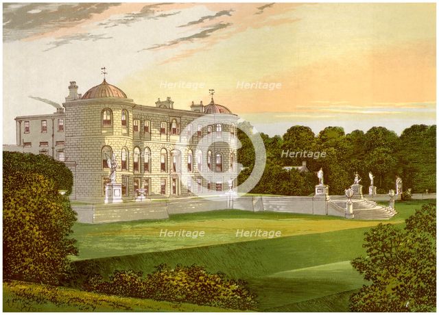 Powerscourt, County Wicklow, Ireland, home of Viscount Powerscourt, c1880. Artist: Unknown