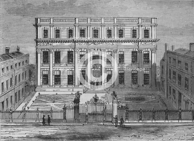 Powis House, Great Ormond Street, Bloomsbury, London, c1714 (1878). Artist: Unknown.