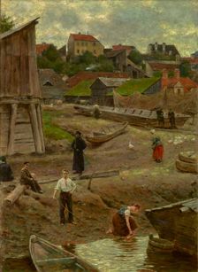 Powisle (Bank of the Vistula in Warsaw), 1883. Creator: Aleksander Gierymski