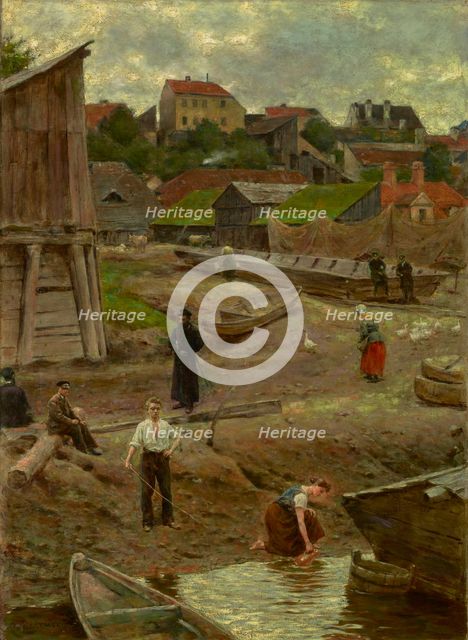 Powisle (Bank of the Vistula in Warsaw), 1883. Creator: Aleksander Gierymski.