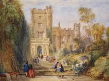 Powys Castle, Wales, 1885. Creator: David Cox the Younger