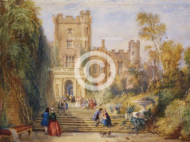 Powys Castle, Wales, 1885. Creator: David Cox the Younger.