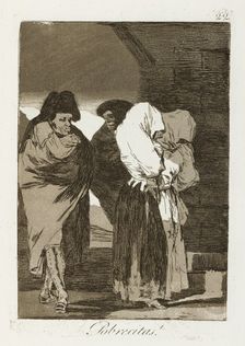 Pobrecitas!; Los Caprichos, pl.22, 1799. Creator: Francisco Goya