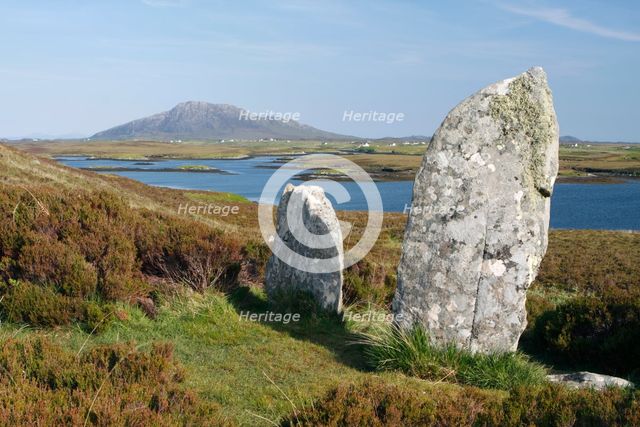 Pobull Fhinn (Finn's People) stone circle, North Uist, Outer Hebrides, Scotland, 2009. Creator: Peter Thompson.
