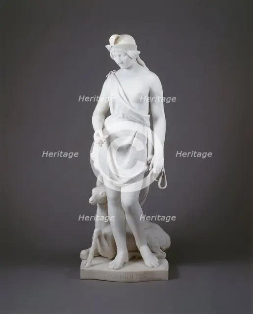 Pocahontas, 1868. Creator: Joseph Mozier.