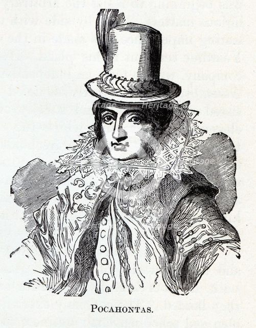 Pocahontas, 1882. Artist: Anonymous  