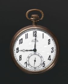 Pocket watch owned by Harry T. Moore, ca. 1920s. Creator: Illinois Watch Company