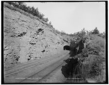Pocono tunnel, D.L. & W. R.R., between 1890 and 1901. Creator: Unknown