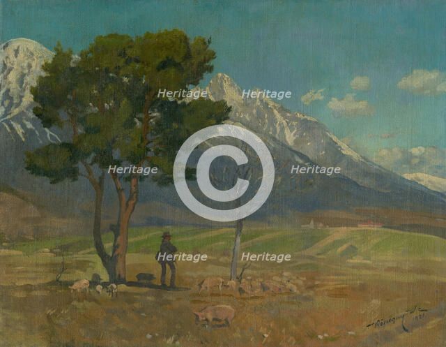 Pod Tatrami, 1921. Creator: Elemér Koszeghy.