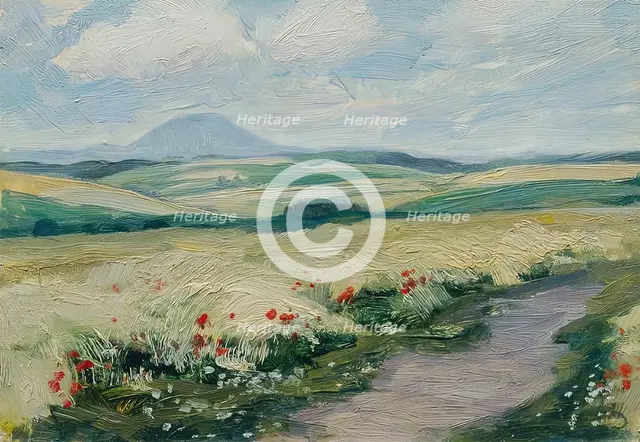 Podripsko (from the folder "16 views of Czech landscapes‘Ceská krajina’"), 1902. Creator: Ferdinand Engelmuller.