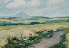 Podripsko (from the folder "16 views of Czech landscapes‘Ceská krajina’"), 1902. Creator: Ferdinand Engelmuller