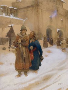 Podyachy, 1913. Artist: Lebedev, Klavdi Vasilyevich (1852-1916)