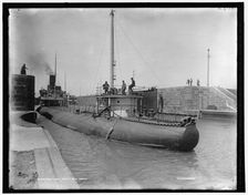 Poe Lock, Sault Ste. Marie, between 1890 and 1899. Creator: Unknown