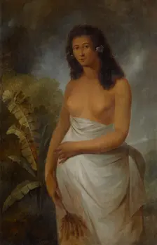 Poedua [Poetua], daughter of Oreo, chief of Ulaietea, one of the Society Isles, 1785. Creator: John Webber