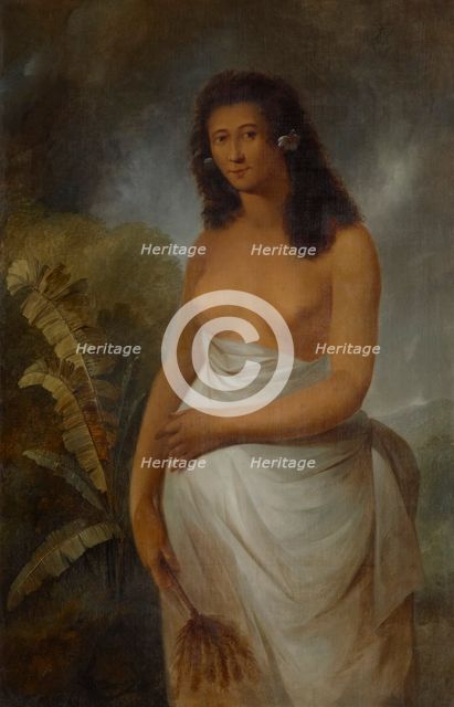Poedua [Poetua], daughter of Oreo, chief of Ulaietea, one of the Society Isles, 1785. Creator: John Webber.