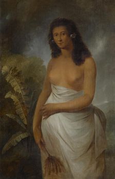 Poedua [Poetua], daughter of Oreo, chief of Ulaietea, one of the Society Isles, 1785. Creator: John Webber
