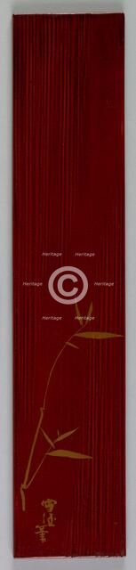 Poem Card Box (lid), 1868-1912. Creator: Kamisaka Sekka (Japanese, 1866-1942).