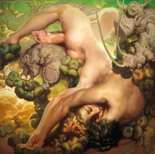 Poema de la Tierra. El Vespero (Poem of the Earth. Evening), 1934-1938. Creator: Néstor, (Néstor Martín-Fernández de la Torre) (1887-1938)