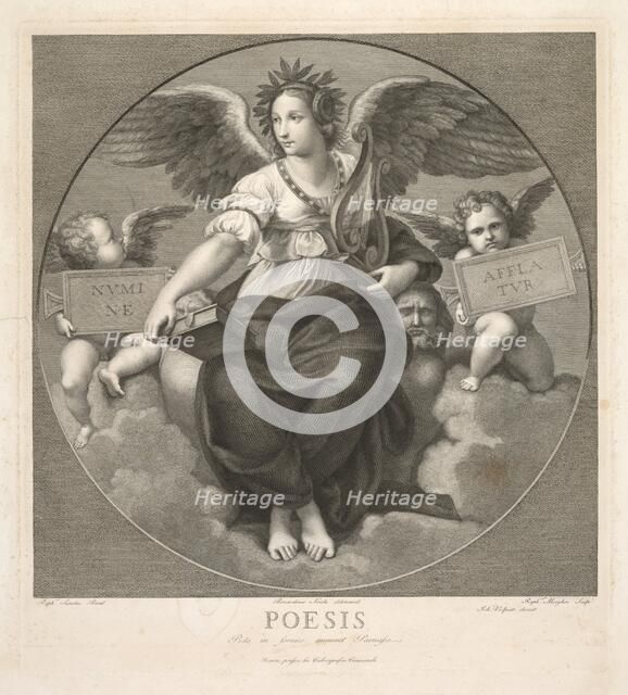 Poesis. Creator: Raffaello Morghen (Italian, 1761-1833).