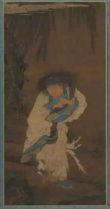 Poet and Recluse Hanshan, 1400s. Creator: Unknown