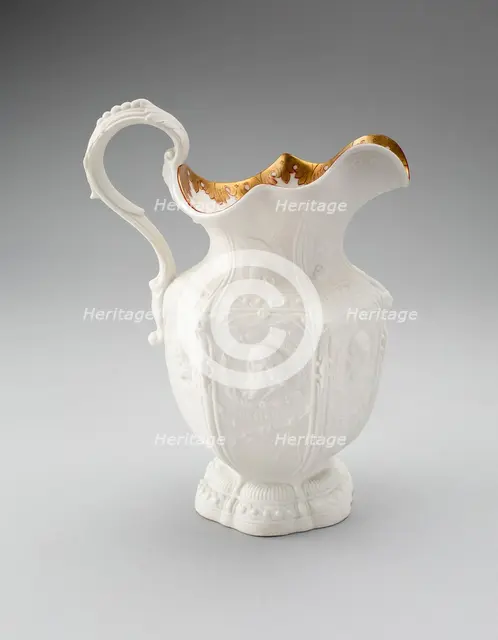 Poet's Pitcher, 1875/86. Creator: Union Porcelain Works.