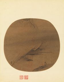 Poet strolling by a marshy bank, early 13th century. Creator: Liang Kai (Chinese, active early 13th century)