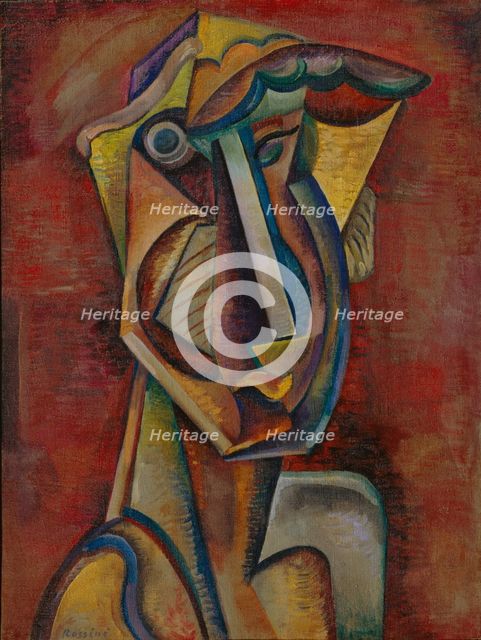 Poetess, 1920s. Artist: Baranov-Rossiné, Vladimir Davidovich (1888-1942)