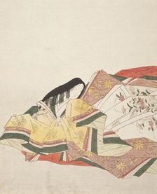 Poetess (image 1 of 2), c1800. Creator: Hosoda Eishi