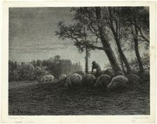 Poetic Twilight, c. 1853. Creator: Charles Emile Jacque