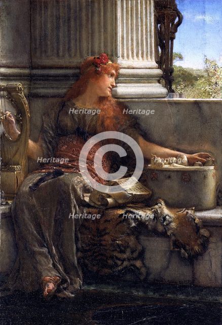 'Poetry', 1879. Creator: Lawrence Alma-Tadema.