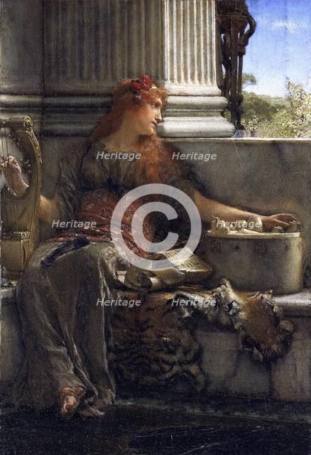 'Poetry', 1879. Artist: Sir Lawrence Alma-Tadema.