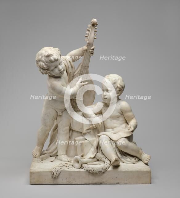 Poetry and Music, c. 1774/1778. Creator: Claude Michel.