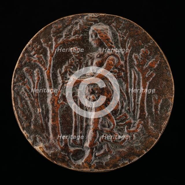 Poetry Walking in a Wood [reverse], c. 1500. Creator: Unknown.