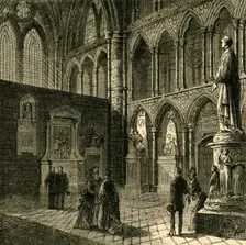 Poets Corner, Westminster Abbey (1881). Creator: Unknown