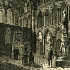 Poets Corner, Westminster Abbey (1881). Creator: Unknown