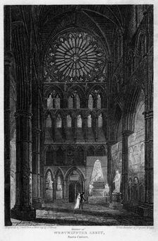 Poets Corner, Westminster Abbey, London, 1815.Artist: Lewis
