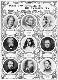 Poets and Novelists of the Victorian Era late 19th century