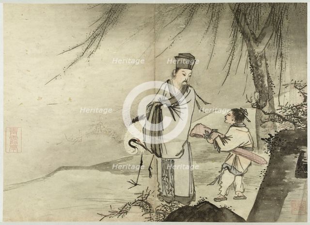 Poets and Immortals after Du Jin ?? (active 1465–1505). Creator: Unknown.