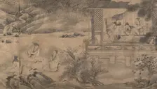 Poets Gathering in the Orchid Pavilion, dated 1607. Creator: Qian Gong