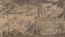 Poets Gathering in the Orchid Pavilion, dated 1607. Creator: Qian Gong