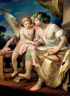 Poet's Inspiration 1785. Artist: Mariano Rossi