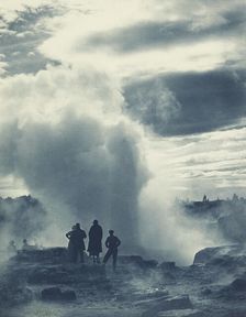 Pohutu Geyser, Rotorua. From the album: Camera Pictures of New Zealand, 1920s. Creator: Harry Moult