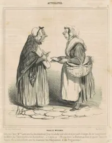 Poids et mesures, 19th century. Creator: Honore Daumier