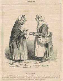 Poids et mesures, 19th century. Creator: Honore Daumier
