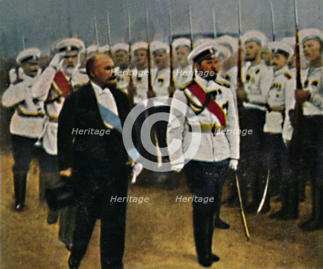 'Poincaré (geb. 1860) und Zar Nikolaus II. 1868-1918', 1934. Creator: Unknown.