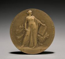 Poincarè Medal (reverse), 1900s. Creator: Léon Julien Deschamps (French, 1860-1928)